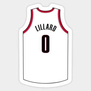 Damian Lillard Portland Jersey Qiangy Sticker